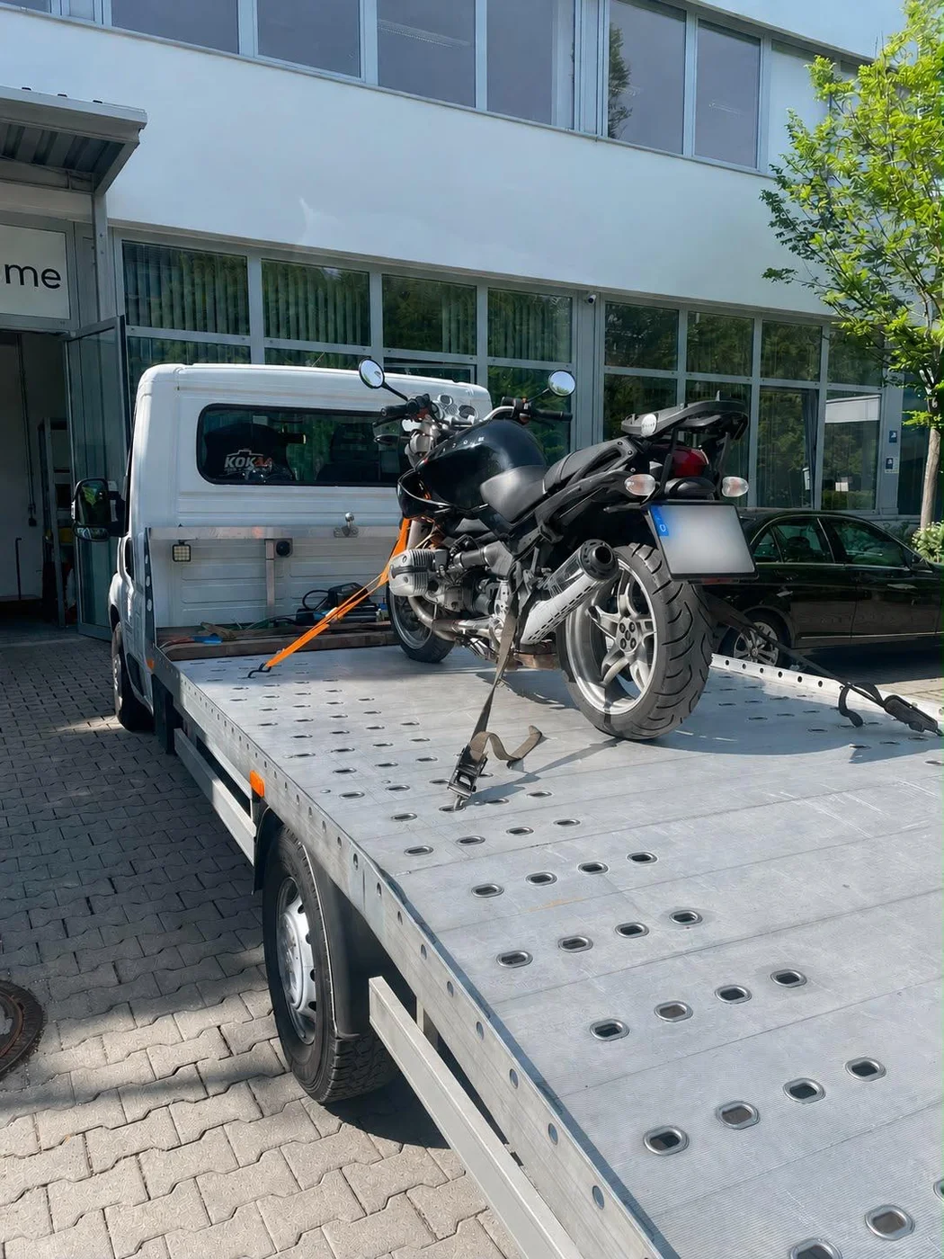 Motorcycle transport with KOKAJ